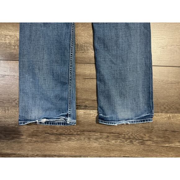 BKE Tyler Straight Jeans Distressed Ripped Size‎ 33R - Picture 7 of 9